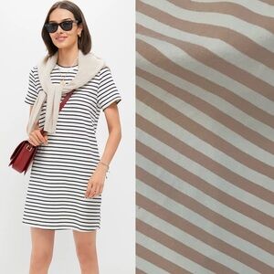 Tuckernuck Pomander Place Pink Stripe Aimee Mini Dress.      22